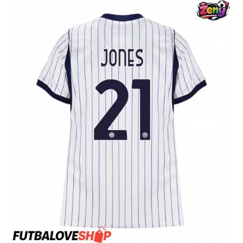 Dres Inter Milan Curtis Jones #21 Preč pre Ženy 2026-27 Krátky Rukáv